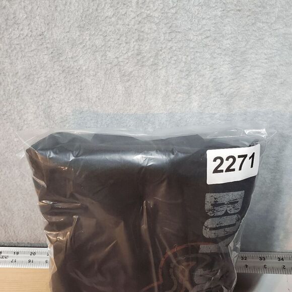 Boy Scouts Hoodie Mens Small Black Eagle Graphic Fleece Lined Pullover Sweater - Picture 8 of 8